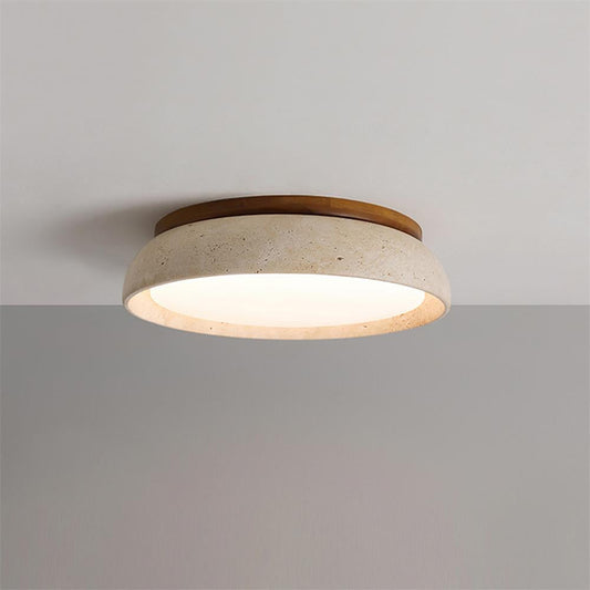 Lámpara de techo LED moderna de travertino