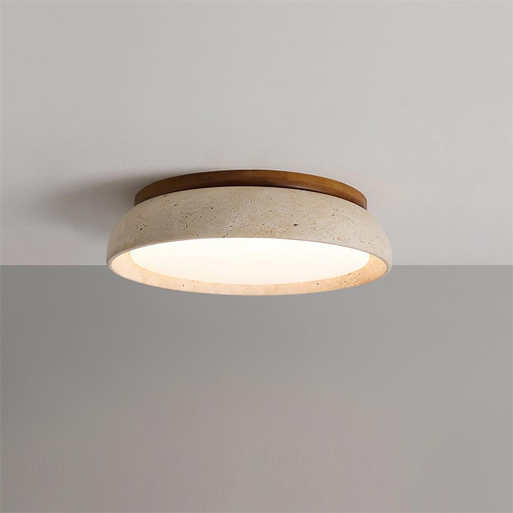 Lámpara de techo LED moderna de travertino
