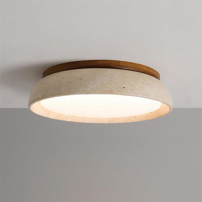 Lámpara de techo LED moderna de travertino