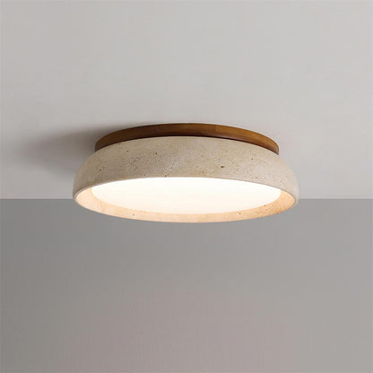 Lámpara de techo LED moderna de travertino