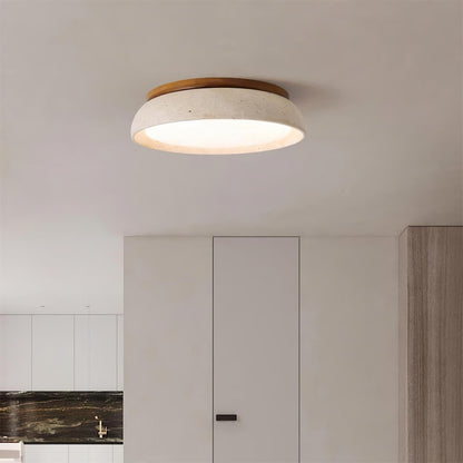 Lámpara de techo LED moderna de travertino