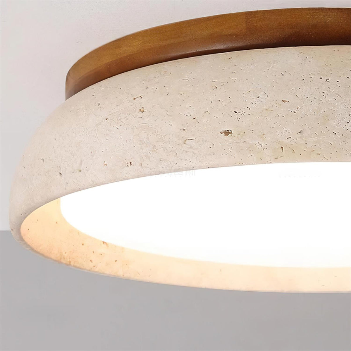 Lámpara de techo LED moderna de travertino