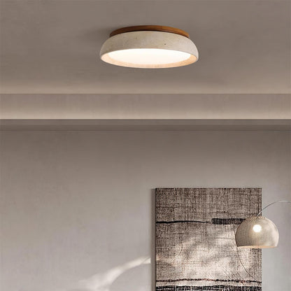 Lámpara de techo LED moderna de travertino
