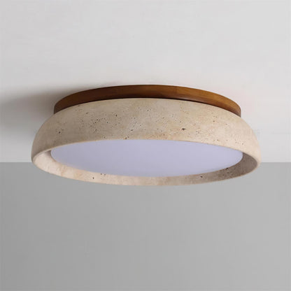 Lámpara de techo LED moderna de travertino