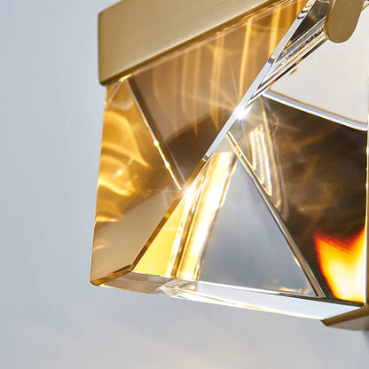 Lámpara colgante de cristal lujosa