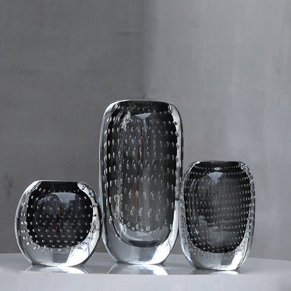 Jarrón de Vidrio Elegante – Arte y Artesanía Atemporales