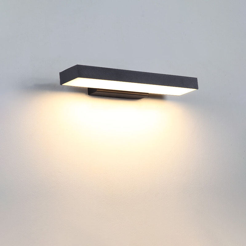 Aplique de pared delgado impermeable