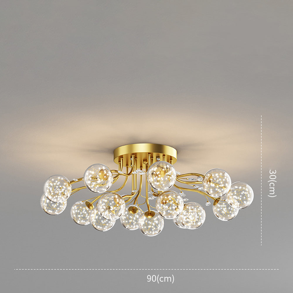 Lámpara de techo escandinava con luz LED