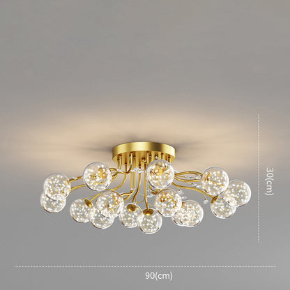 Lámpara de techo escandinava con luz LED