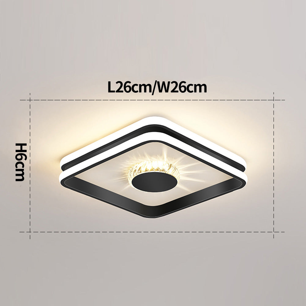 Luz de Pasillo Cristal Lujo