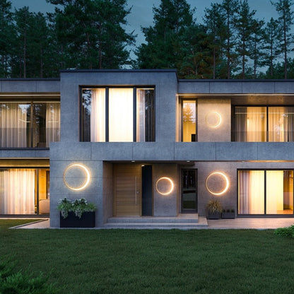 Luz de pared LED moderna impermeable para exteriores