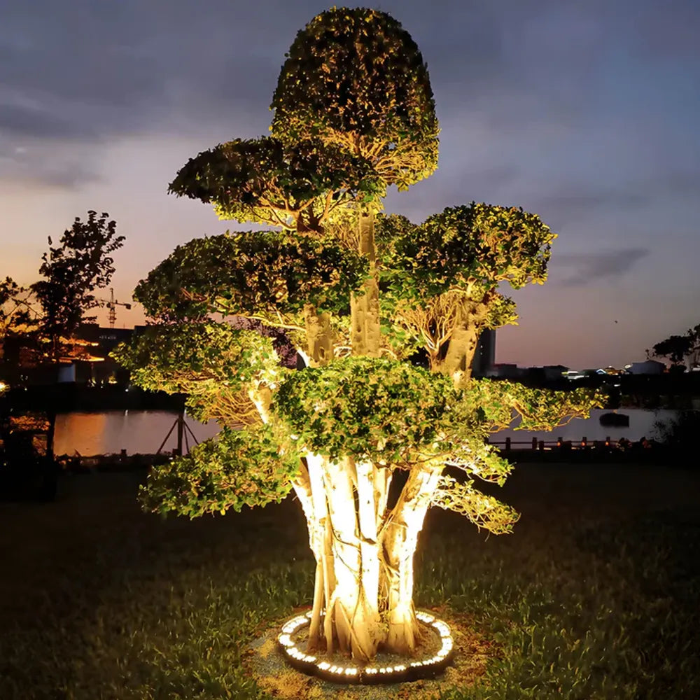 Focos exteriores para iluminación de jardín