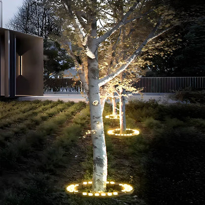 Focos exteriores para iluminación de jardín