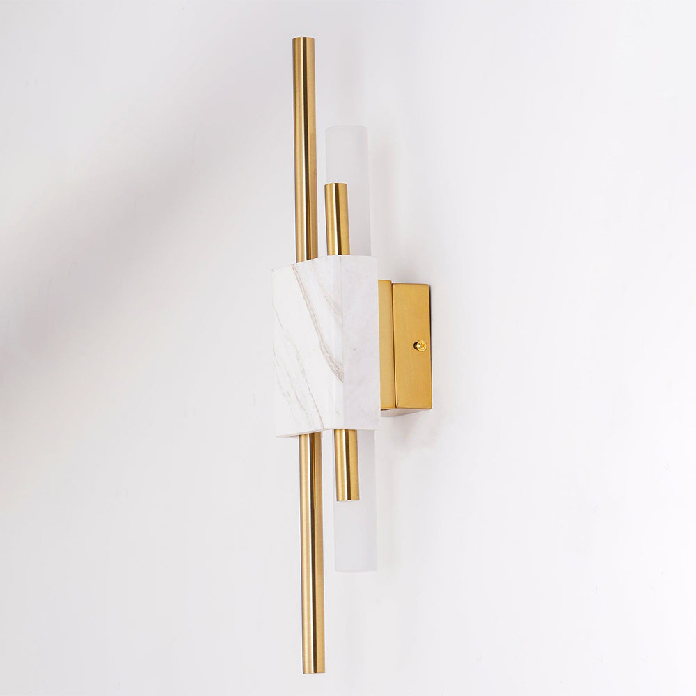 Luz de Pared con Acento de Mármol y LED
