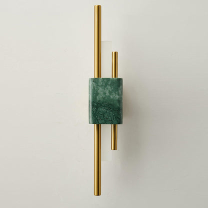 Luz de Pared con Acento de Mármol y LED