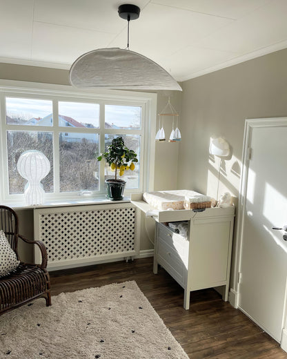 Lámpara colgante moderna con diodo emisor de luz