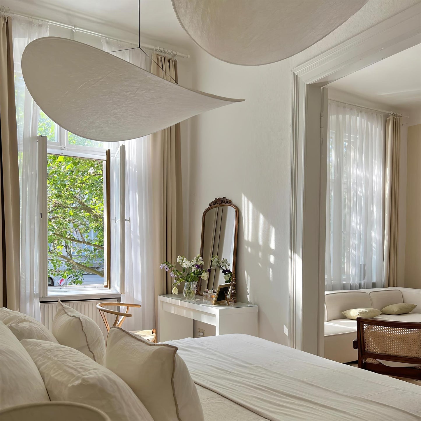 Lámpara colgante moderna con diodo emisor de luz