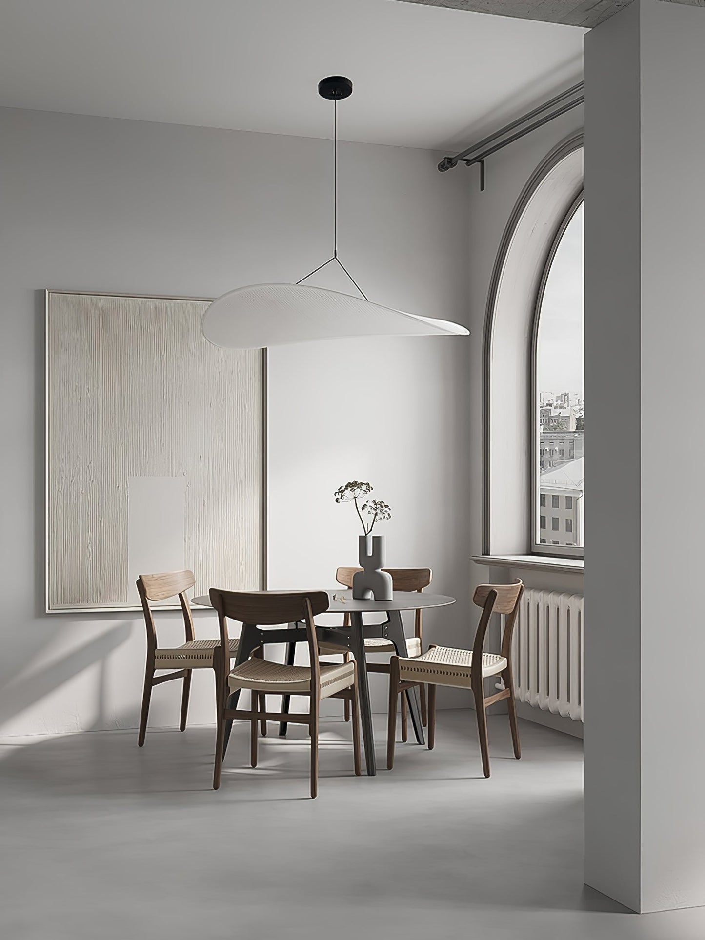 Lámpara colgante moderna con diodo emisor de luz