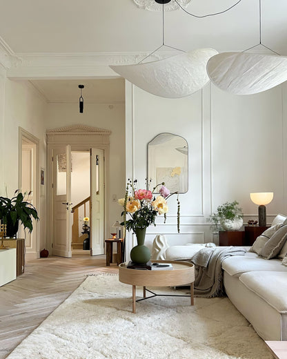 Lámpara colgante moderna con diodo emisor de luz