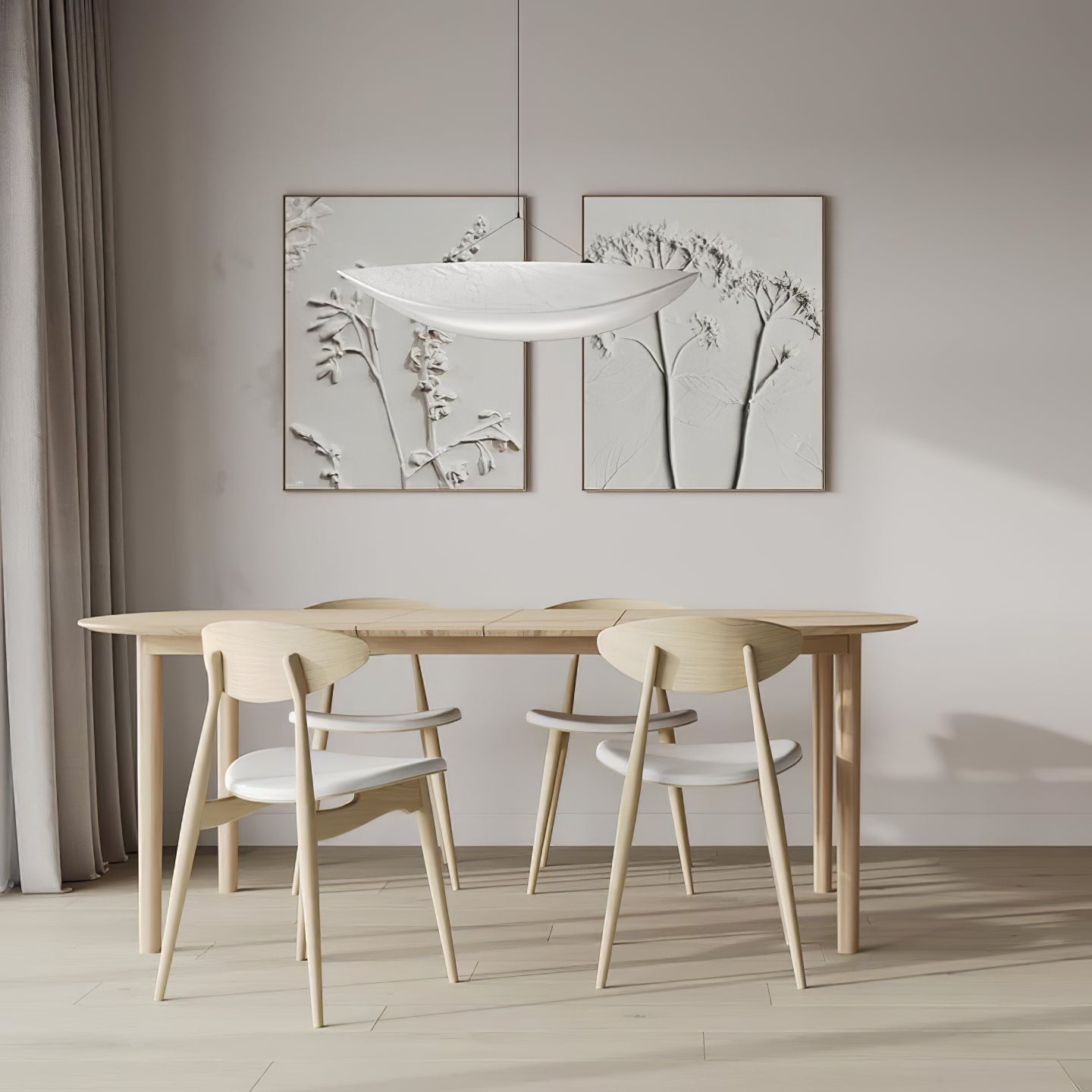 Lámpara colgante moderna con diodo emisor de luz