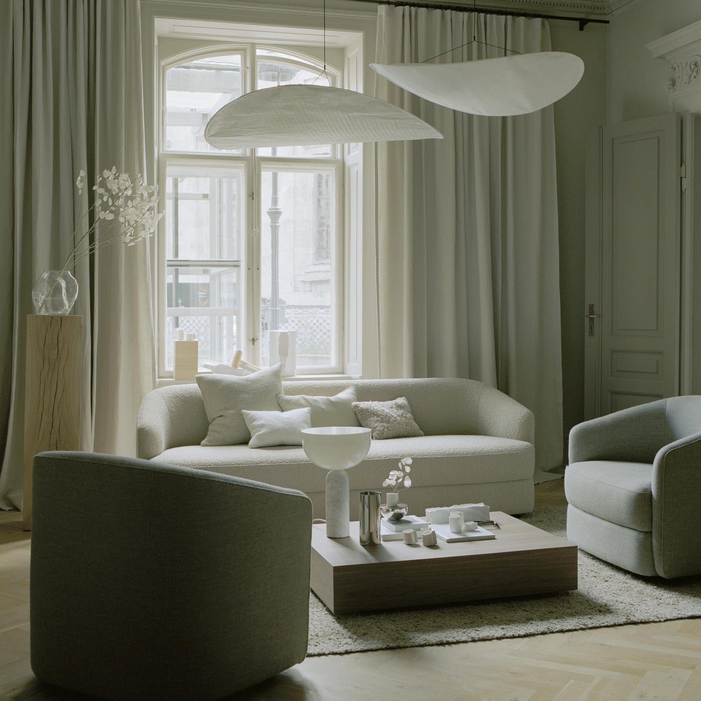 Lámpara colgante moderna con diodo emisor de luz