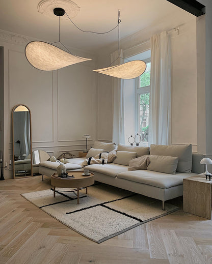 Lámpara colgante moderna con diodo emisor de luz