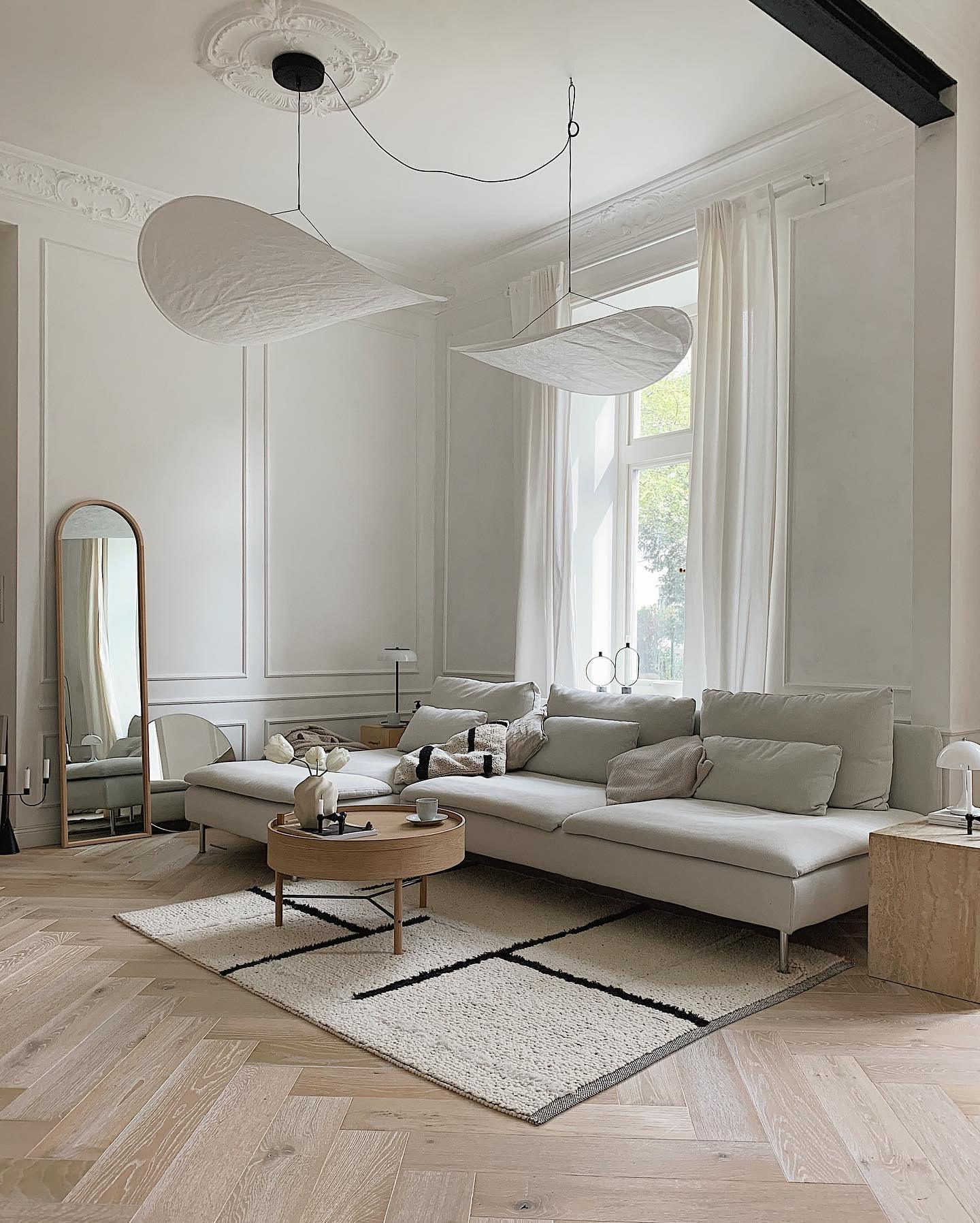 Lámpara colgante moderna con diodo emisor de luz