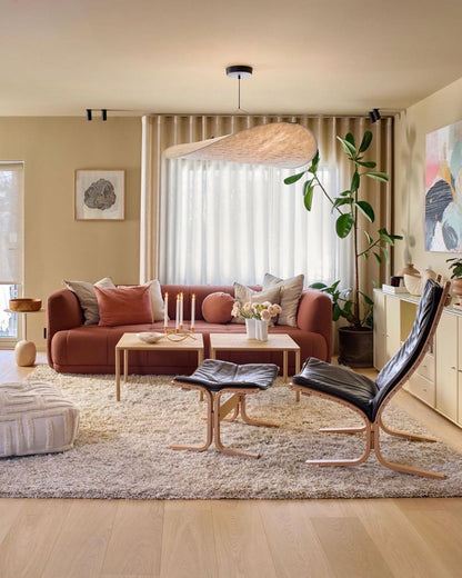 Lámpara colgante moderna con diodo emisor de luz