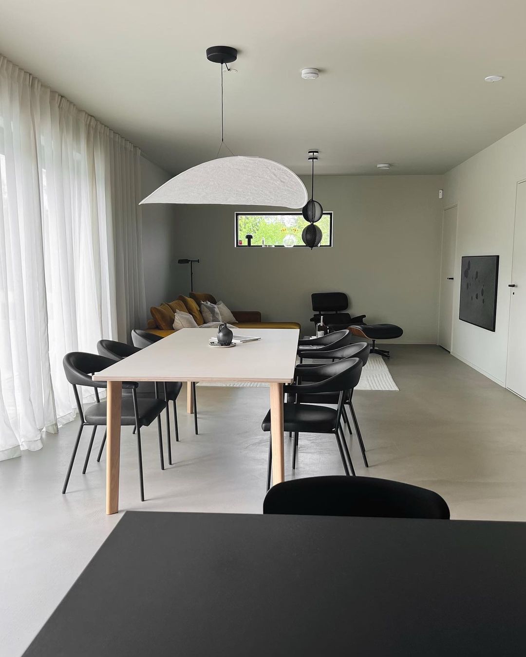 Lámpara colgante moderna con diodo emisor de luz