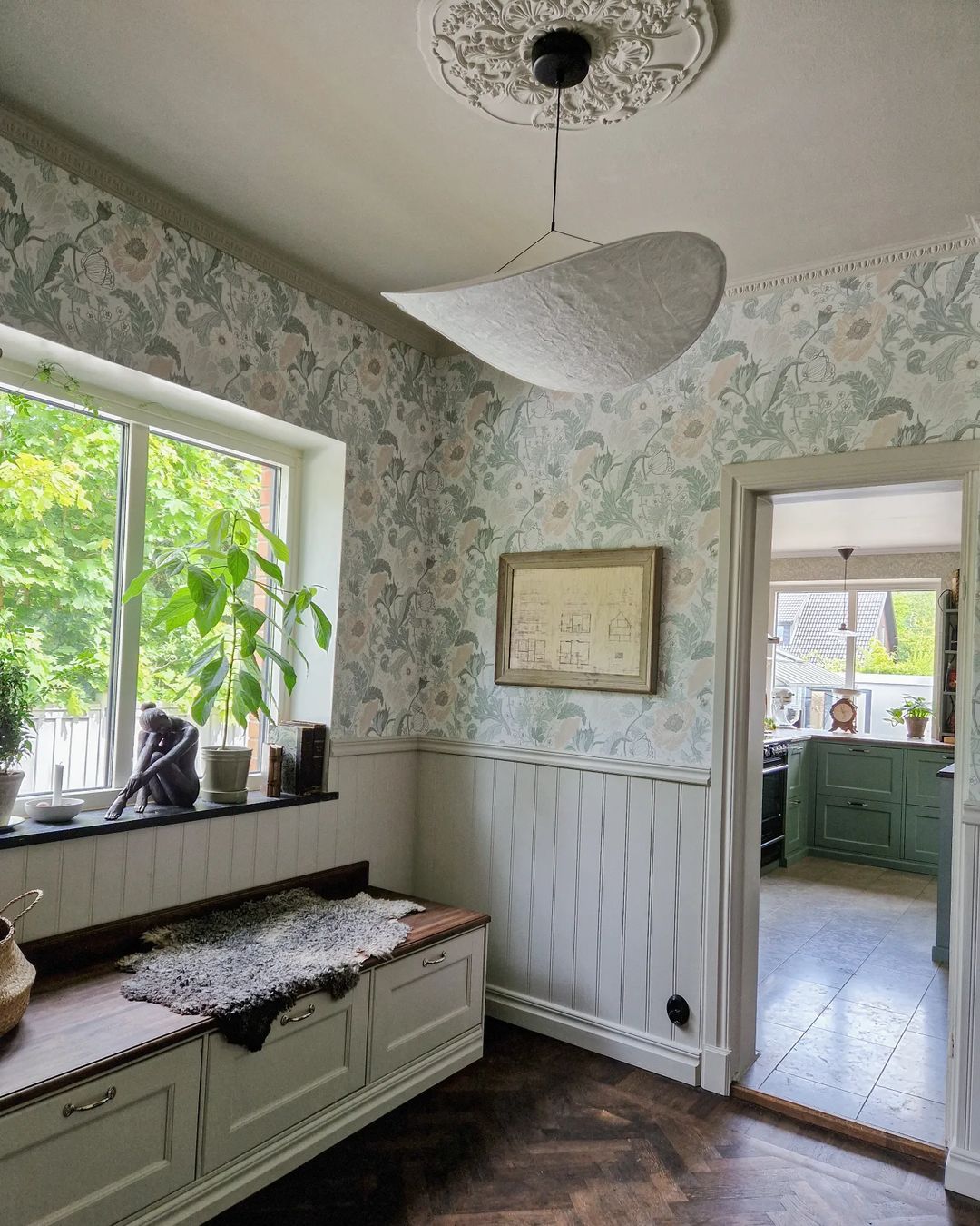 Lámpara colgante moderna con diodo emisor de luz