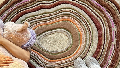 Alfombra texturizada de lana de Nueva Zelanda