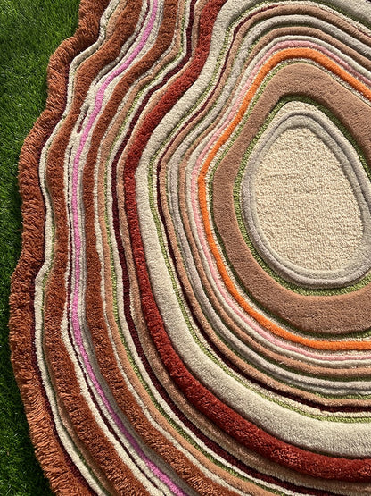 Alfombra texturizada de lana de Nueva Zelanda