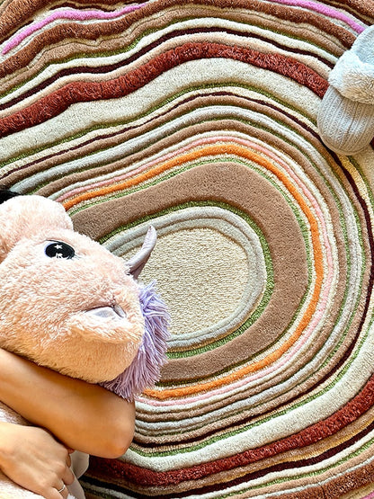 Alfombra texturizada de lana de Nueva Zelanda
