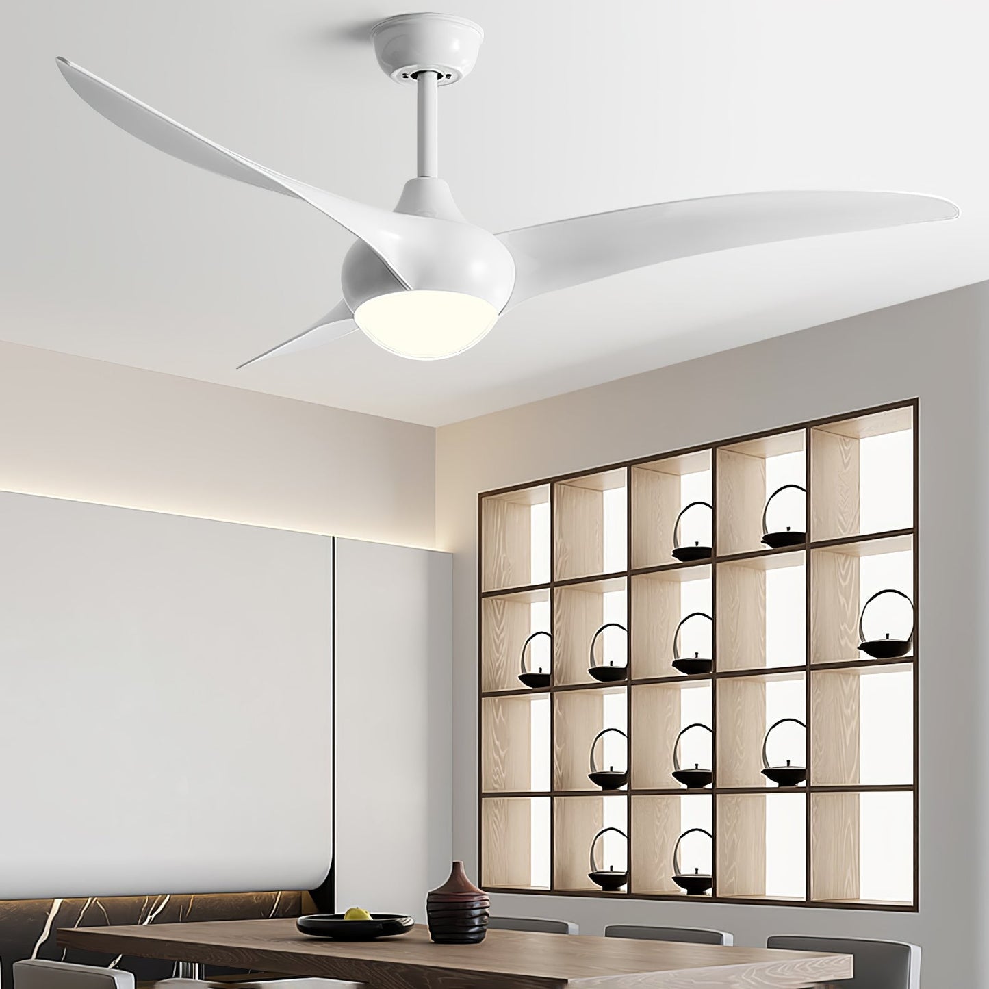 Luz de ventilador de techo LED tradicional
