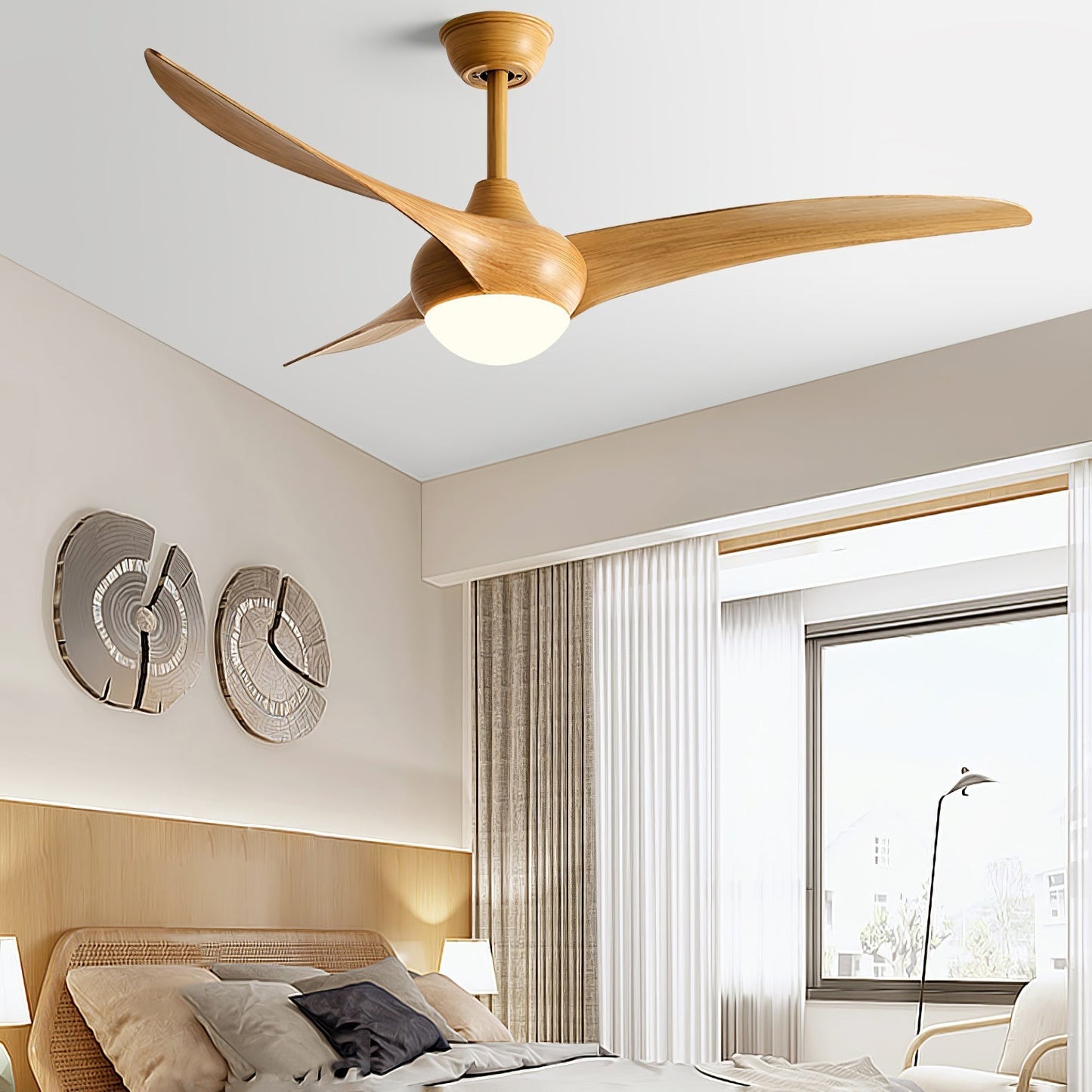 Luz de ventilador de techo LED tradicional