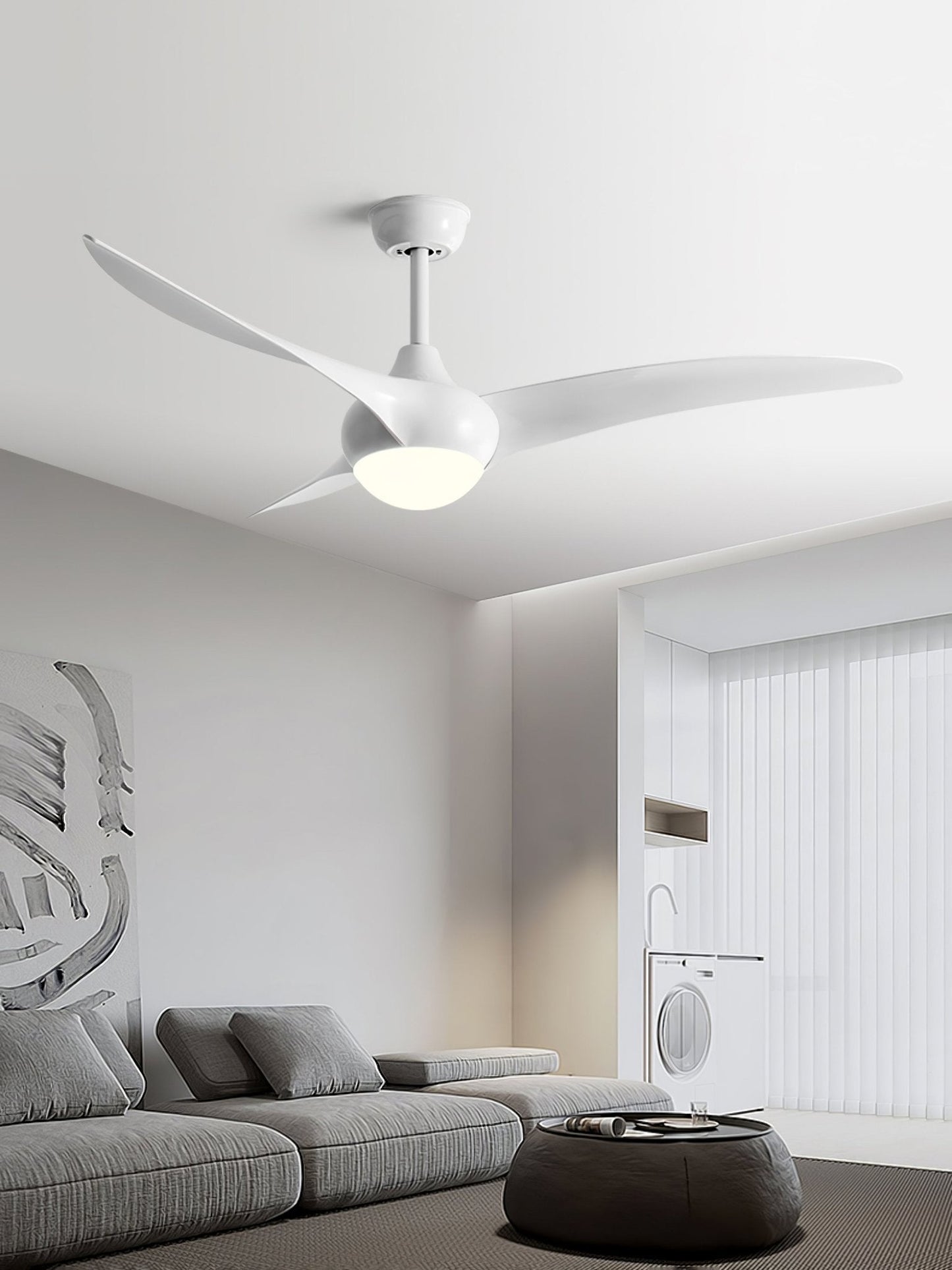Luz de ventilador de techo LED tradicional