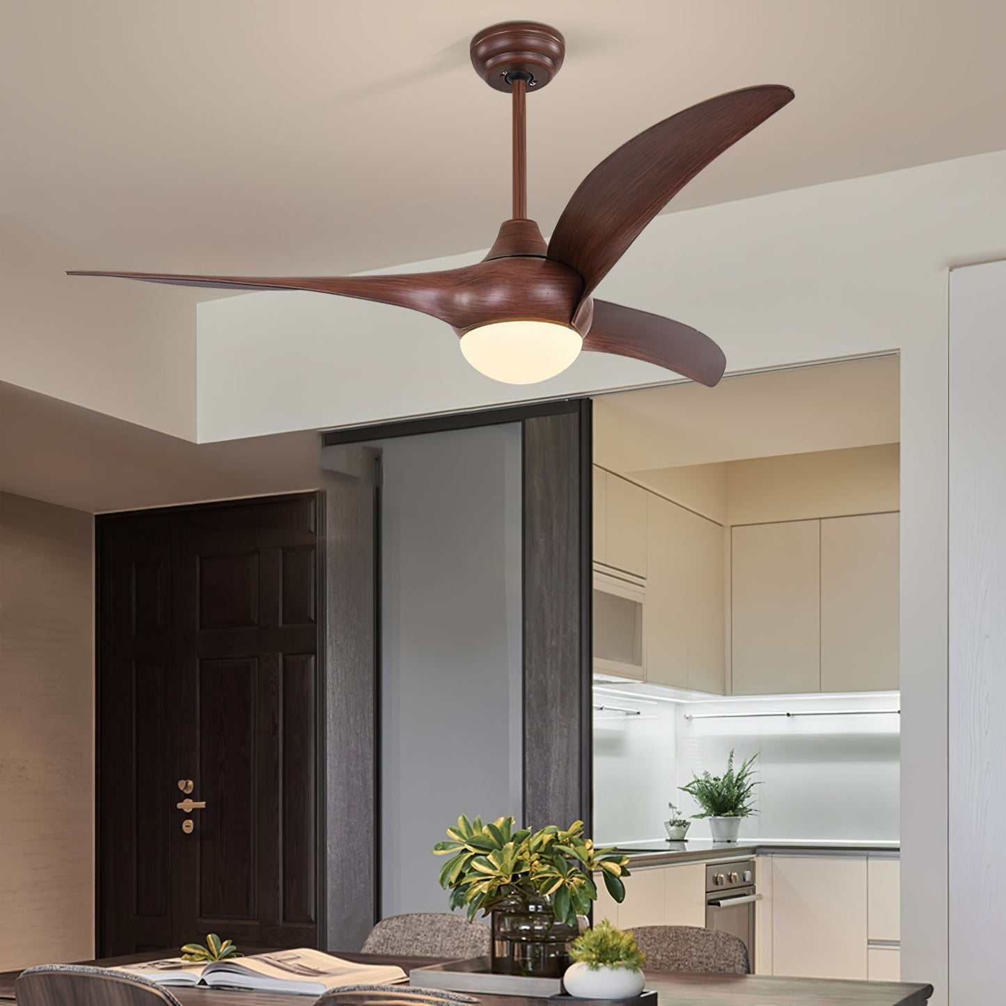 Luz de ventilador de techo LED tradicional