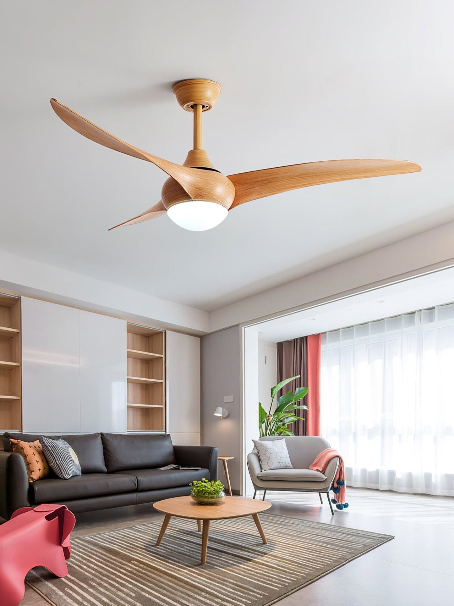 Luz de ventilador de techo LED tradicional