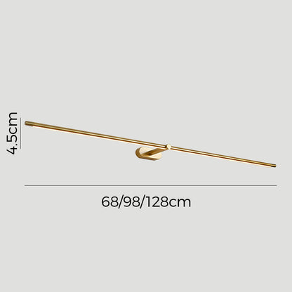 Luz de pared delgada con espejo y diodos emisores de luz