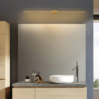 Luz de pared delgada con espejo y diodos emisores de luz