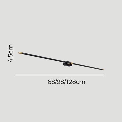 Luz de pared delgada con espejo y diodos emisores de luz