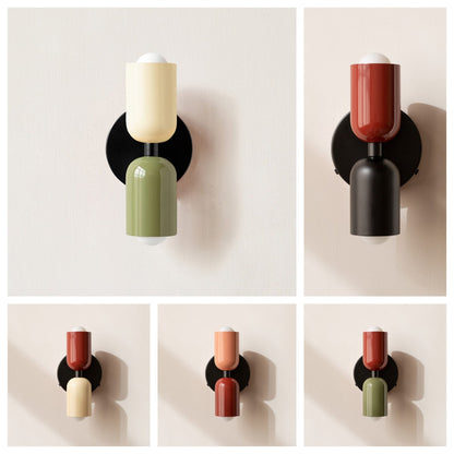 Lámpara de Pared Industrial de Doble Cabeza