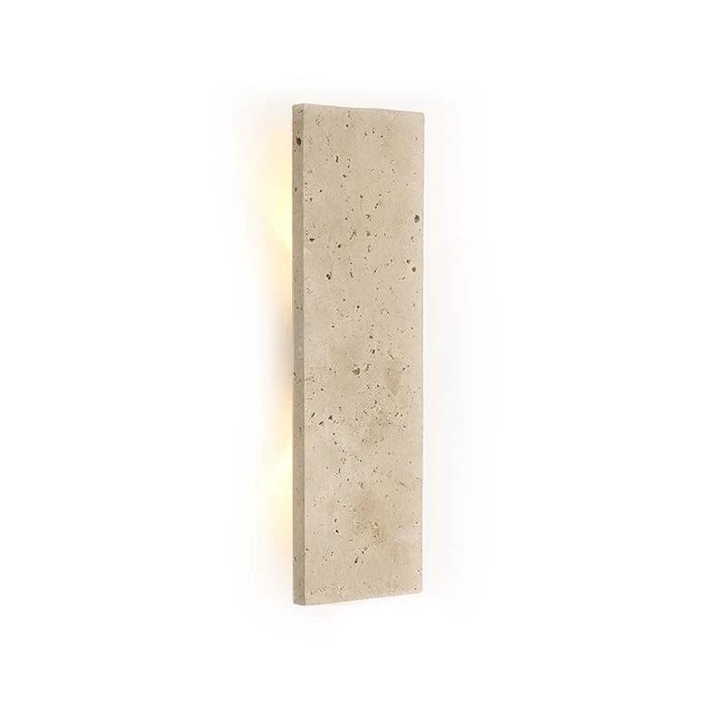 Luz de pared exterior LED de piedra natural