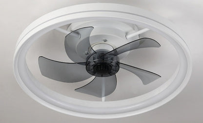 Ventilador de techo inteligente con luz LED y control remoto