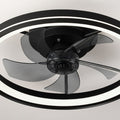 Ventilador de techo inteligente con luz LED y control remoto