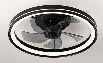 Ventilador de techo inteligente con luz LED y control remoto