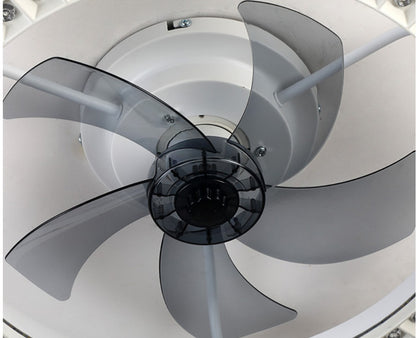 Ventilador de techo inteligente con luz LED y control remoto
