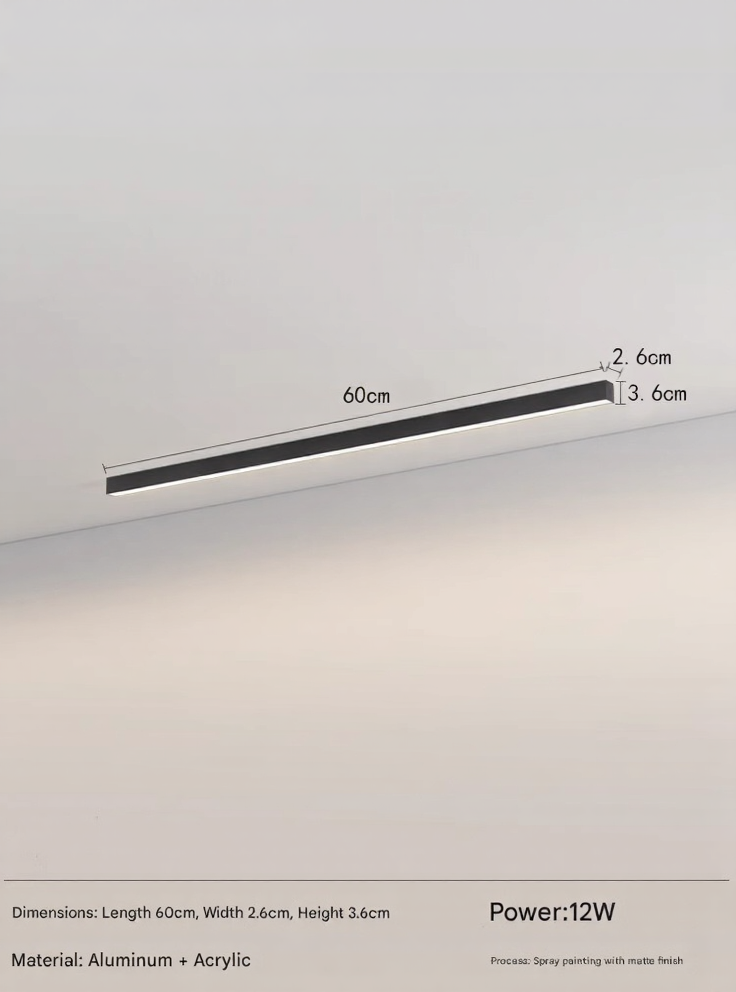 Lámpara de techo para iluminación de balcón en estilo moderno