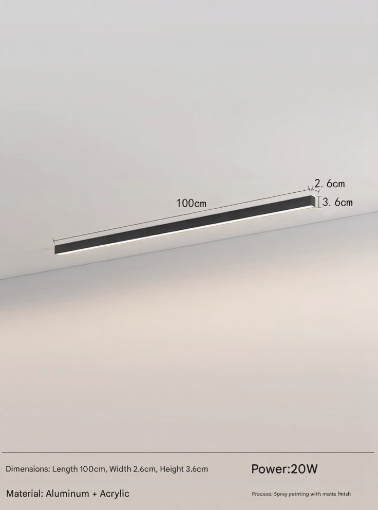 Lámpara de techo para iluminación de balcón en estilo moderno
