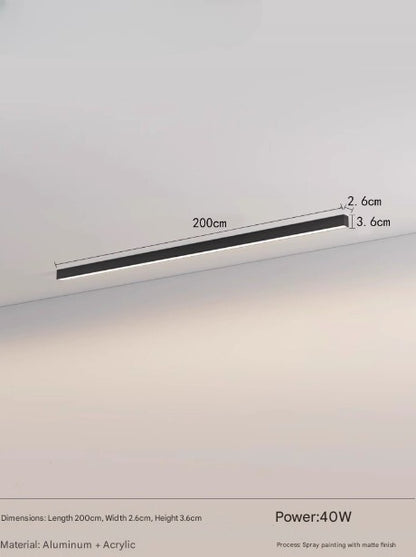 Lámpara de techo para iluminación de balcón en estilo moderno